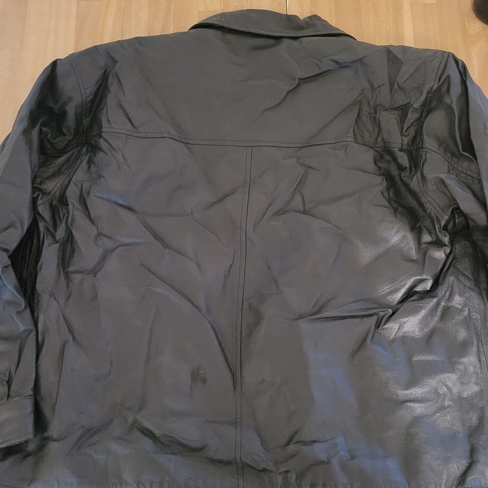 Men's Genuine Vintage leather jacket - Picture 4 of 12